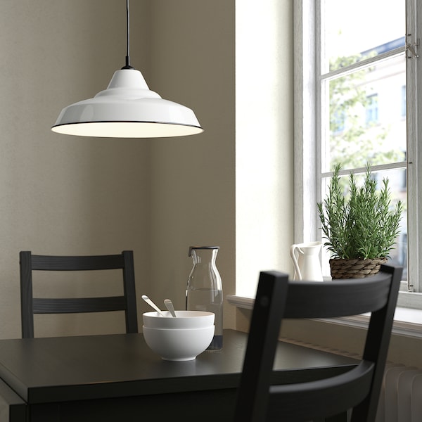 IKEA TRETTIOEN pendant lamp, 15 in White, Ikea Ireland | 5261AUTRI