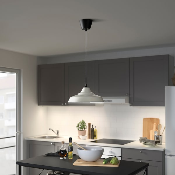IKEA TRETTIOEN pendant lamp, 15 in White, Ikea Ireland | 5261AUTRI