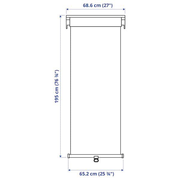 IKEA TRETUR black-out roller blind, 27x76 ¾ in White, Ikea Ireland | 9163RPABH