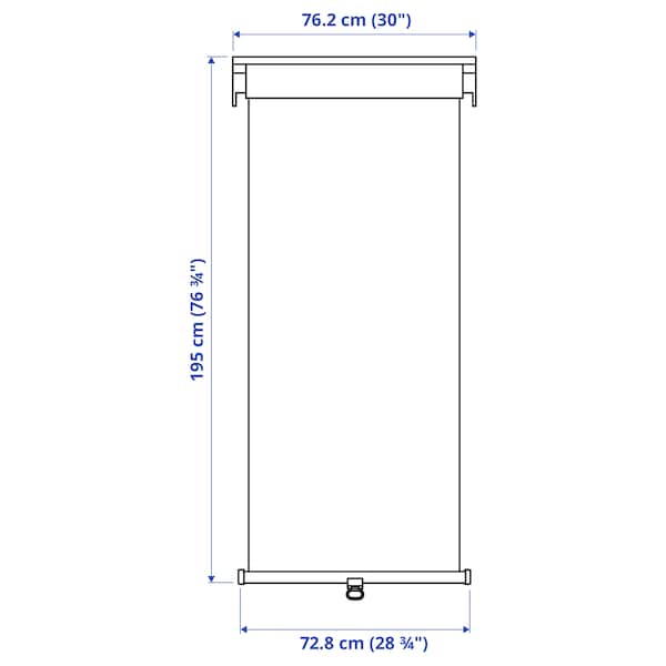 IKEA TRETUR black-out roller blind, 30x76 ¾ in Light Gray, Ikea Ireland | 8436JKZGY