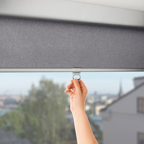 IKEA TRETUR black-out roller blind, 36x76 ¾ in Light Gray, Ikea Ireland | 7463USDOG
