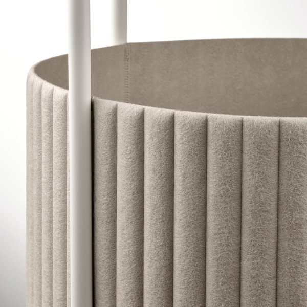IKEA TRINDSNÖ floor lamp, white metal/birch veneer, Ikea Ireland | 9670AXWEL