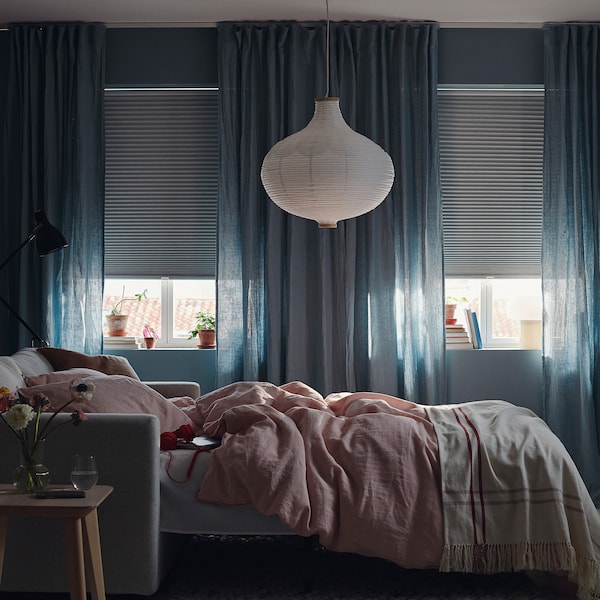 IKEA TRIPPEVALS black-out cellular blind, white, 48x76 ¾ in, Ikea Ireland | 3205AIXEL