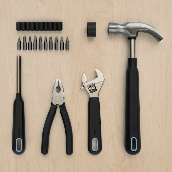 IKEA TRIXIG 15-piece tool set, Ikea Ireland | 2104EFBIX