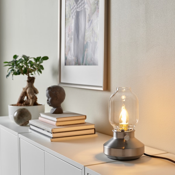 IKEA TÄRNABY table lamp, 10 in Dimmable Stainless Finish, Ikea Ireland | 0398ZYEIT