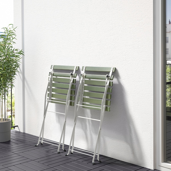 IKEA TÄRNÖ chair, outdoor, foldable White / Green, Ikea Ireland | 0827CARLW