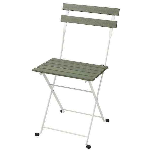 IKEA TÄRNÖ chair, outdoor, foldable White / Green, Ikea Ireland | 0827CARLW