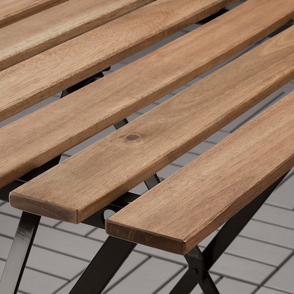 IKEA TÄRNÖ table, outdoor, black/light brown stained, 21 5/8x21 1/4 in, Ikea Ireland | 4170OGVDY
