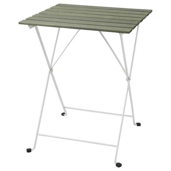 IKEA TÄRNÖ table, outdoor, white/green, 21 5/8x21 1/4 in, Ikea Ireland | 5493RZCDY