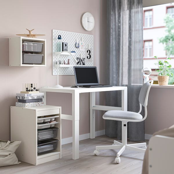 IKEA TROFAST storage combination w boxes/trays, 13 3/8x17 3/8x22 in White Gray / Dark Gray, Ikea Ireland | 0859VCJWR