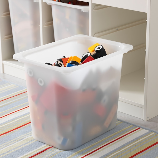 IKEA TROFAST storage combination with boxes, 39x17 3/8x22 in White / White, Ikea Ireland | 0145DWMVG