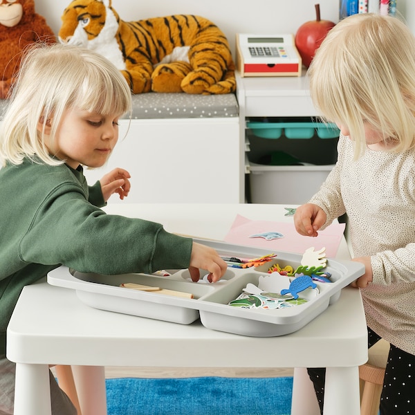 IKEA TROFAST storage combination with box/trays, 13 3/8x17 3/8x22 in White Gray / Turquoise, Ikea Ireland | 6283USLFX