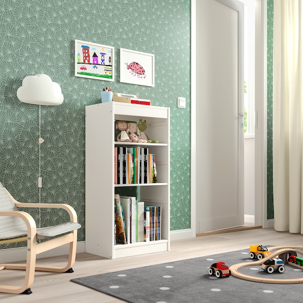 IKEA TROFAST storage combination with shelves, white, 18 1/8x11 3/4x37 in, Ikea Ireland | 5279TGMRQ
