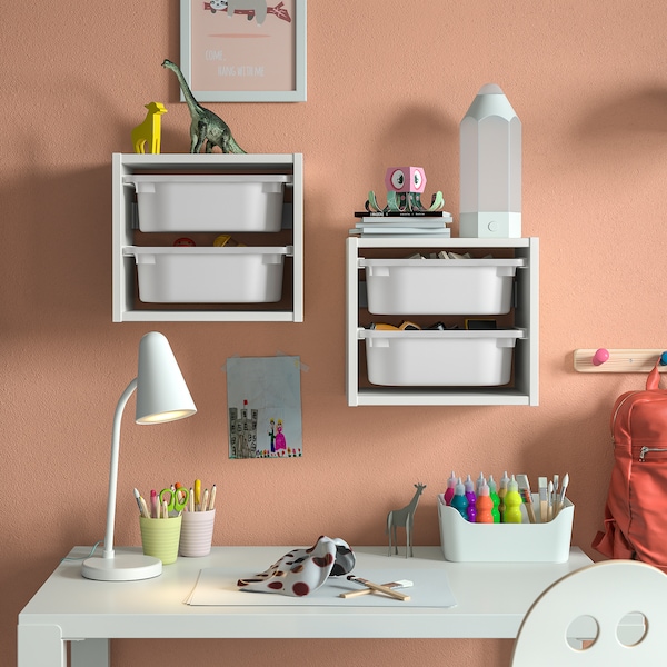 IKEA TROFAST wall storage, 13 3/8x8 1/4x11 3/4 in White / White, Ikea Ireland | 6284YKXGS