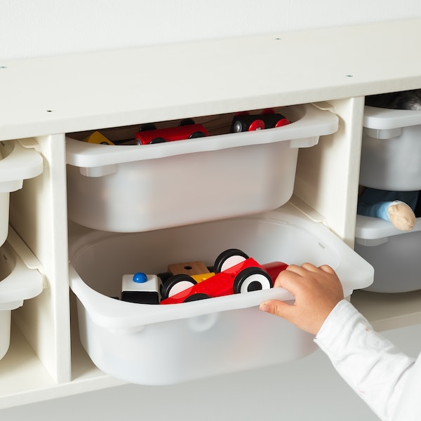 IKEA TROFAST wall storage, 39x8 ¼x11 ¾ in White / White, Ikea Ireland | 3678KDHQP