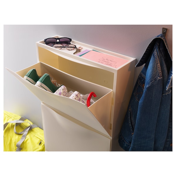 IKEA TRONES Shoe/storage cabinet, white, 20 1/2x15 3/8 in, 2 pack, Ikea Ireland | 5279CLRQX