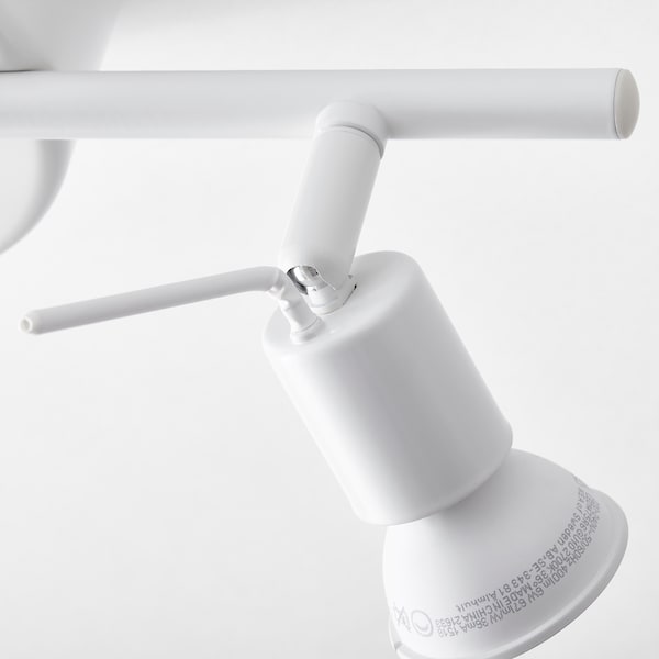 IKEA TROSS ceiling track, 3 spotlights, white, Ikea Ireland | 5419XUBWJ