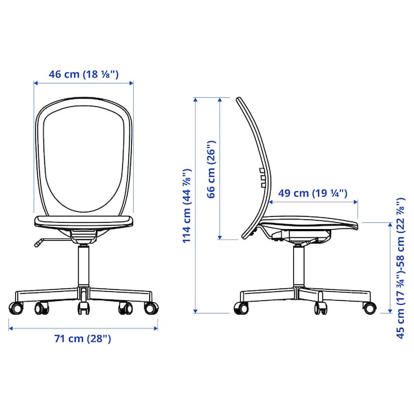 IKEA TROTTEN / FLINTAN desk and storage combination, and swivel chair white/beige, Ikea Ireland | 4968KIPDA