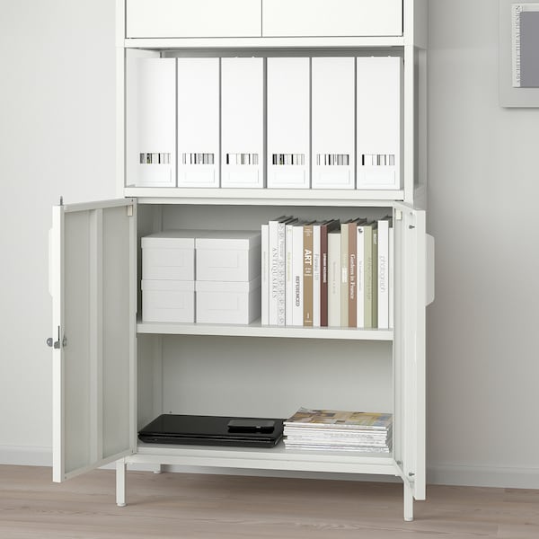 IKEA TROTTEN cabinet with doors, 27 1/2x13 3/4x68 1/8 in White, Ikea Ireland | 9258ZJLSA