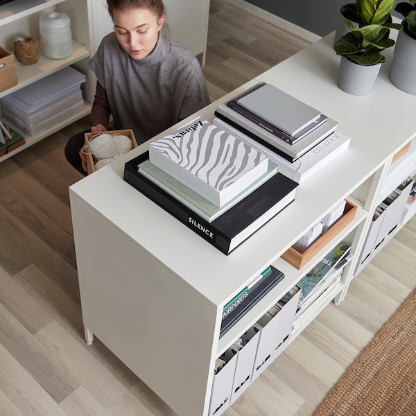 IKEA TROTTEN cabinet with sliding doors, 31 1/2x21 5/8x29 1/2 in White, Ikea Ireland | 0934STVEN