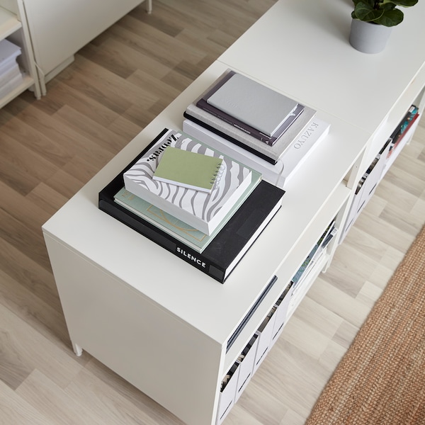 IKEA TROTTEN cabinet with sliding doors, 31 1/2x21 5/8x29 1/2 in White, Ikea Ireland | 0934STVEN