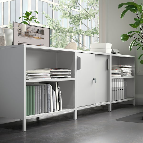 IKEA TROTTEN cabinet with sliding doors, 31 1/2x21 5/8x29 1/2 in White, Ikea Ireland | 0934STVEN