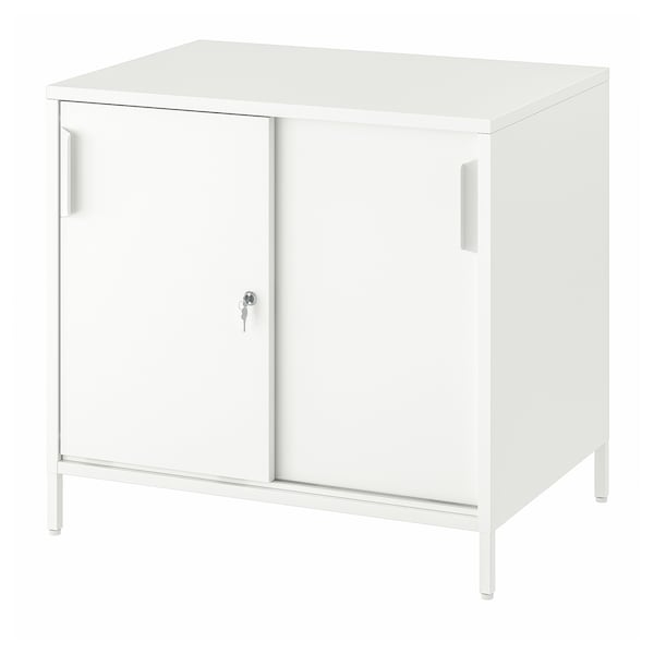 IKEA TROTTEN cabinet with sliding doors, 31 1/2x21 5/8x29 1/2 in White, Ikea Ireland | 0934STVEN