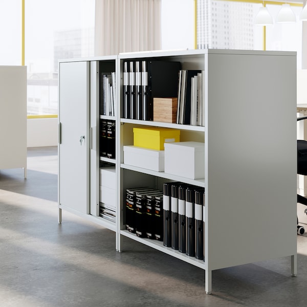 IKEA TROTTEN cabinet with sliding doors, 31 1/2x21 5/8x43 1/4 in White, Ikea Ireland | 0297ELUIW