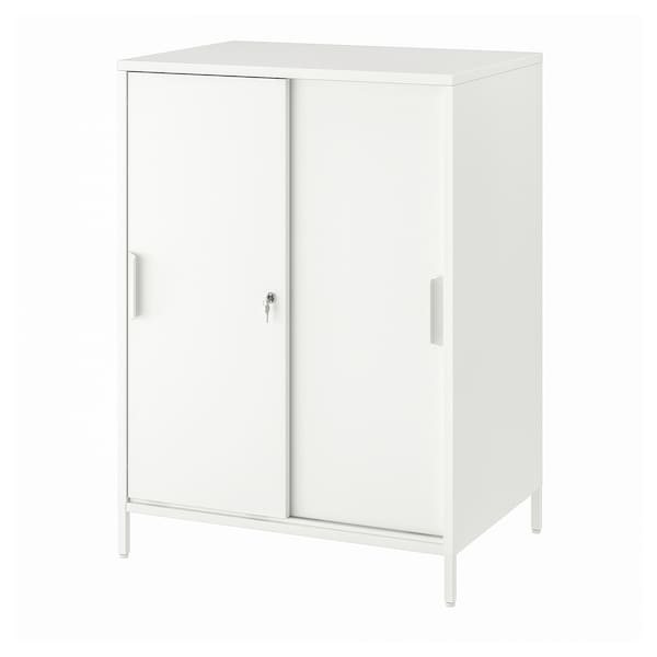 IKEA TROTTEN cabinet with sliding doors, 31 1/2x21 5/8x43 1/4 in White, Ikea Ireland | 0297ELUIW