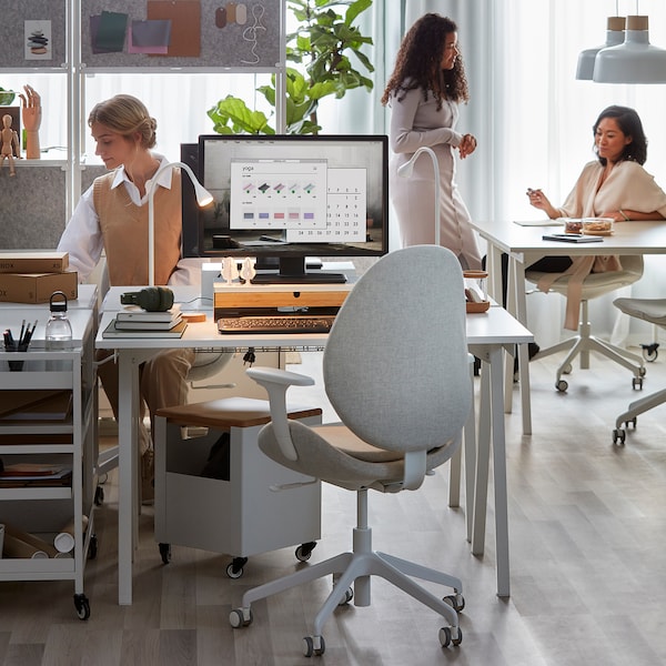 IKEA TROTTEN desk, 47 1/4x27 1/2 in White, Ikea Ireland | 4871QDYBE