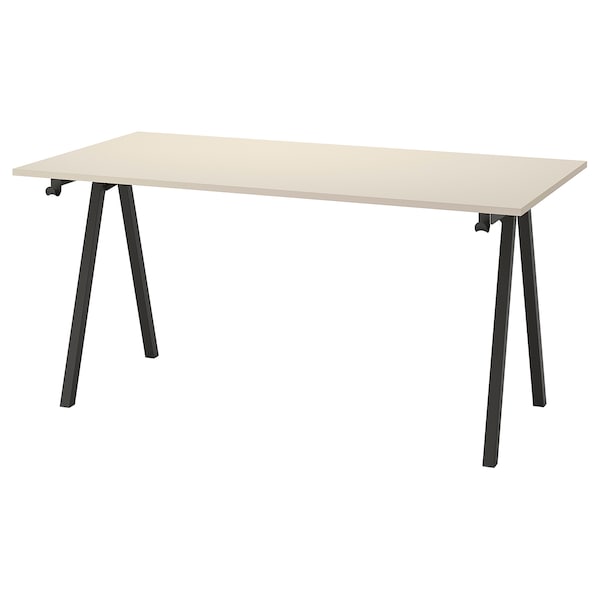 IKEA TROTTEN desk, 63x31 1/2 in Beige / Anthracite, Ikea Ireland | 7405RPCEN