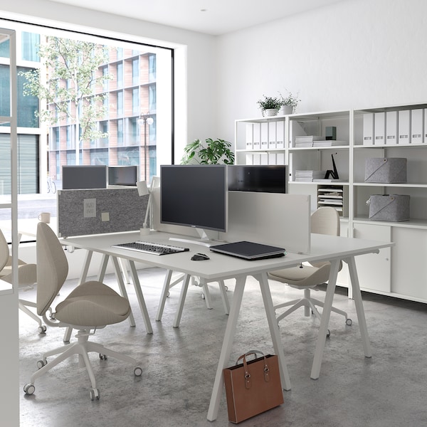 IKEA TROTTEN desk, 63x31 1/2 in White, Ikea Ireland | 4685LPCES