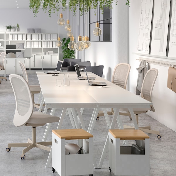 IKEA TROTTEN desk, 63x31 1/2 in White, Ikea Ireland | 4685LPCES