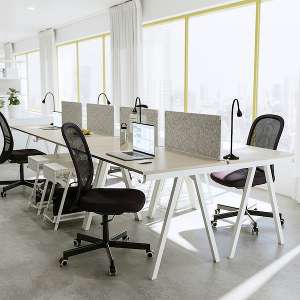 IKEA TROTTEN desk, 63x31 1/2 in White, Ikea Ireland | 4685LPCES
