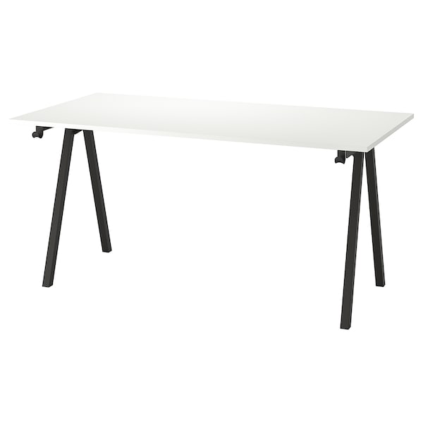 IKEA TROTTEN desk, 63x31 1/2 in White / Anthracite, Ikea Ireland | 5049IBXSR