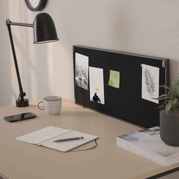 IKEA TROTTEN noticeboard, 30x13 in Anthracite, Ikea Ireland | 2981GTQEV