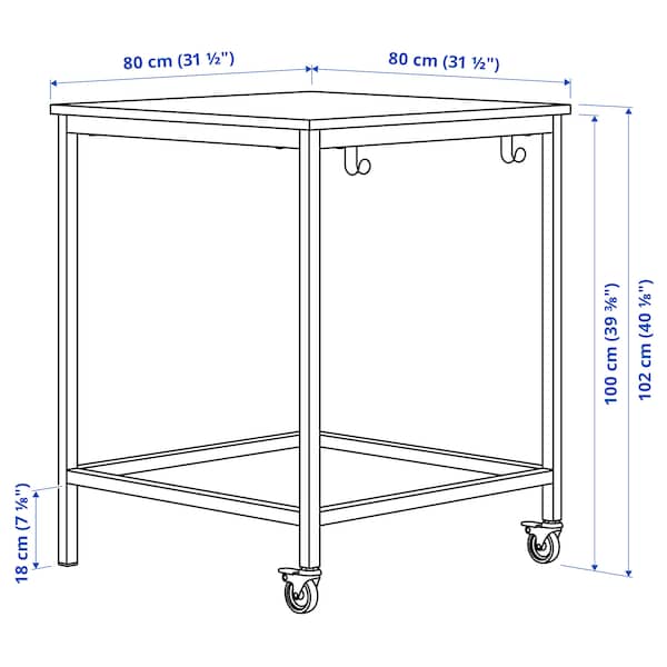 IKEA TROTTEN table, 31 1/2x31 1/2 in Beige / Anthracite, Ikea Ireland | 2081AYEDB