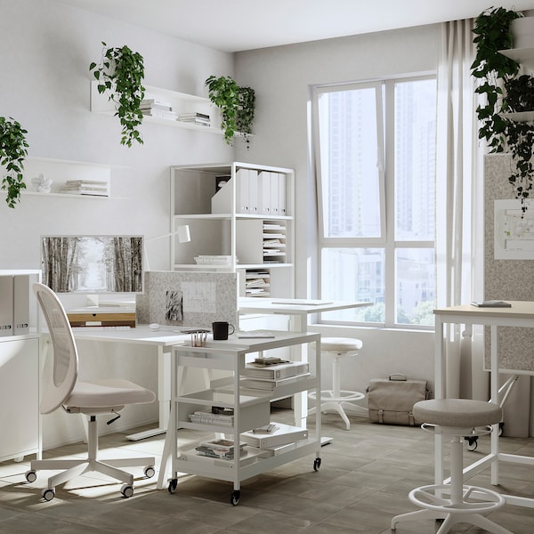 IKEA TROTTEN table, 31 1/2x31 1/2 in Beige / White, Ikea Ireland | 8107AORHC