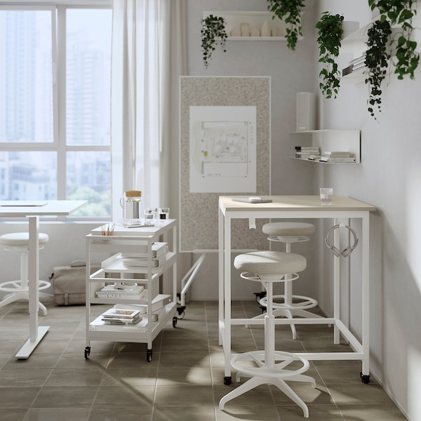 IKEA TROTTEN table, 31 1/2x31 1/2 in Beige / White, Ikea Ireland | 8107AORHC