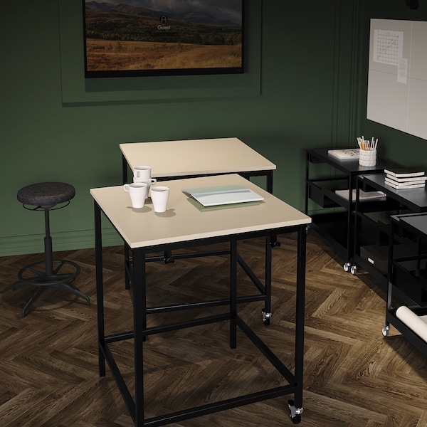 IKEA TROTTEN underframe for table top, 31 1/2x31 1/2x39 3/8 in Anthracite, Ikea Ireland | 3160KHJOW