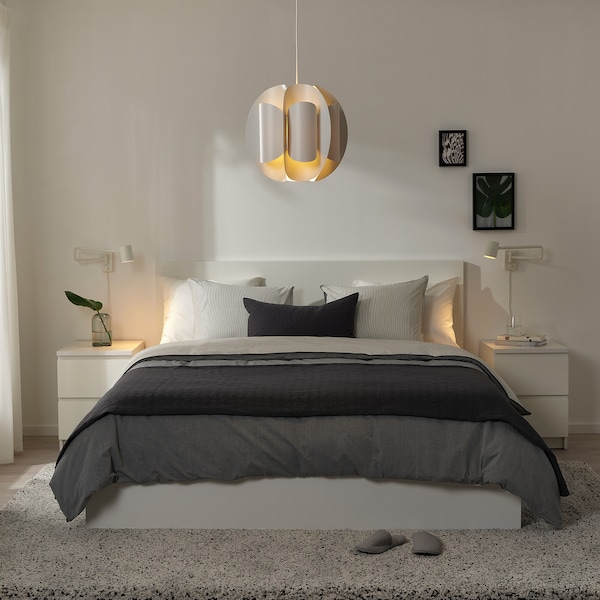 IKEA TRUBBNATE / HEMMA pendant lamp, white, 15 in, Ikea Ireland | 2850BCRST