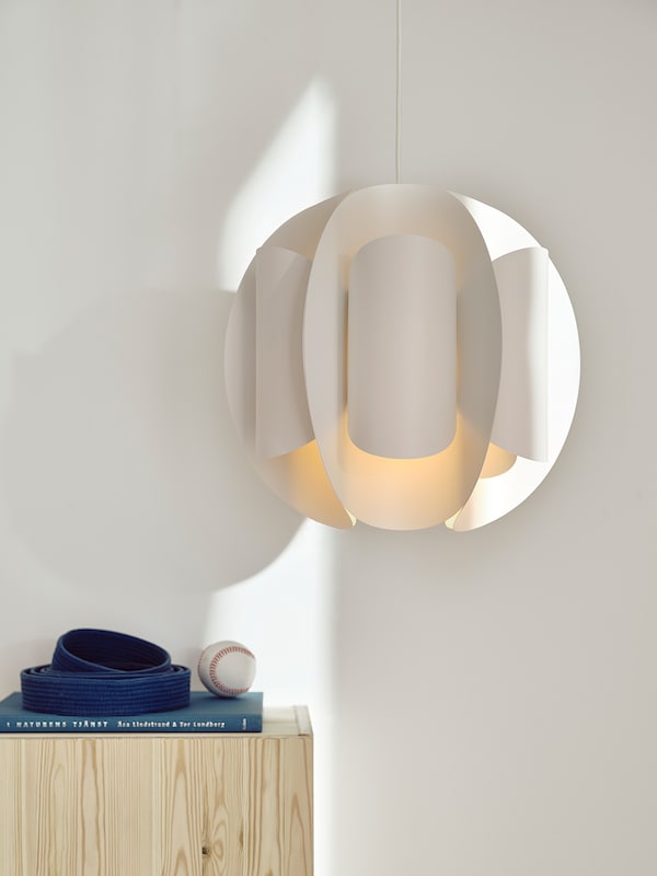 IKEA TRUBBNATE pendant lamp shade, white, 15 in, Ikea Ireland | 7692KWOTY