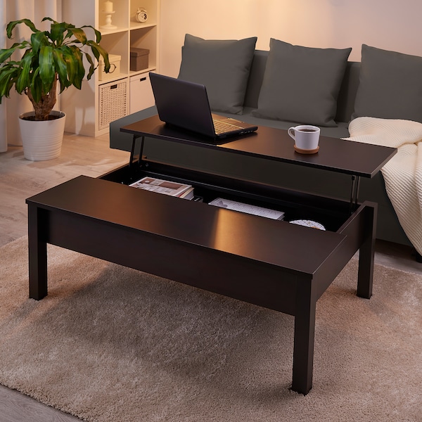 IKEA TRULSTORP Coffee table, 45 1/4x27 1/2 in Black / Brown, Ikea Ireland | 1375XDLSO
