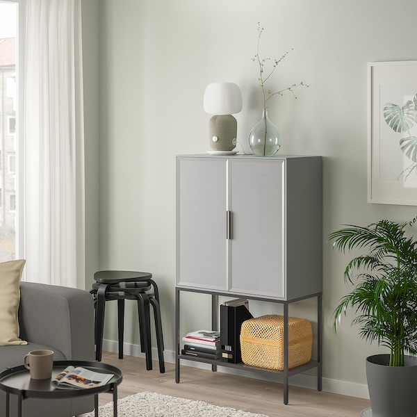 IKEA TULLSTORP cabinet, gray, 28 1/2x13 3/4x49 5/8 in, Ikea Ireland | 9570EOUWB