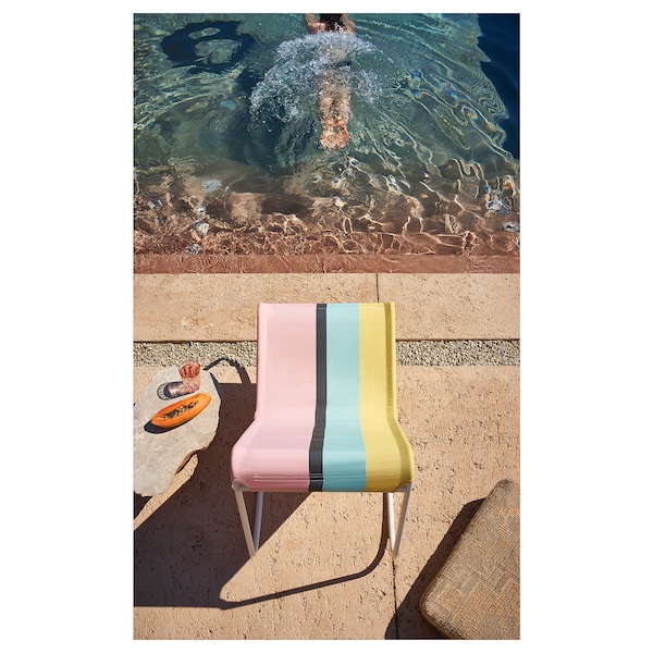 IKEA TUMHOLMEN rocking chair, in/outdoor, white/multicolor, Ikea Ireland | 5279DTEFO