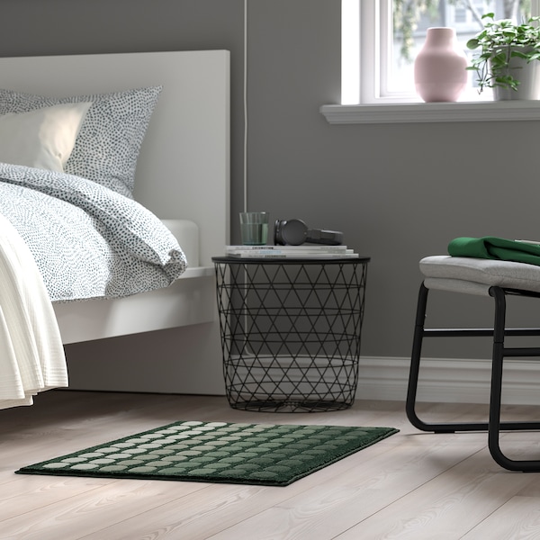 IKEA TUNNELBANA door mat, 2'0 inx2'11 in Dark Green, Ikea Ireland | 2803WHNCB