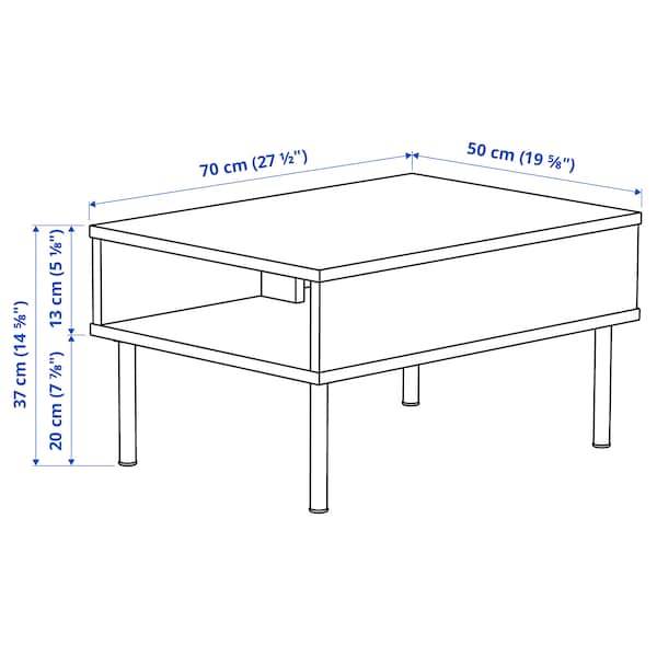 IKEA TUNSTA side table, anthracite, 27 1/2x19 5/8 in, Ikea Ireland | 2056RONYK