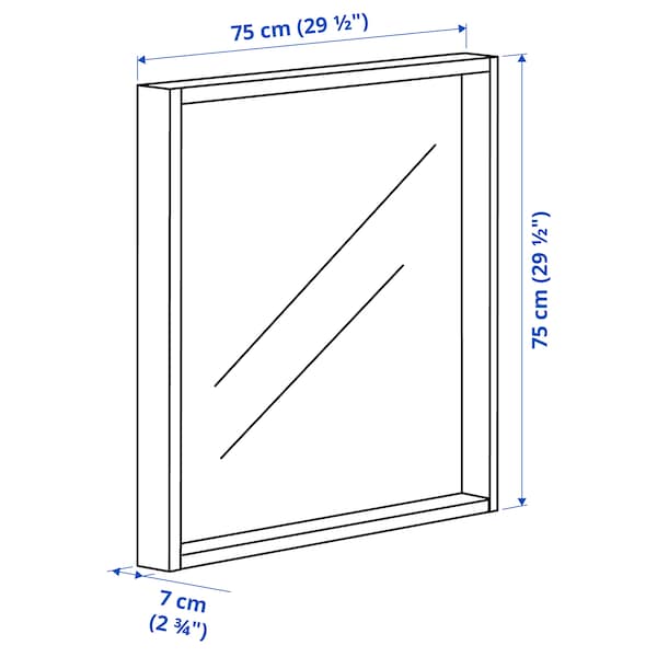 IKEA TURBOKASTANJ mirror, red, 29 1/2x29 1/2 in, Ikea Ireland | 6821NPDZS