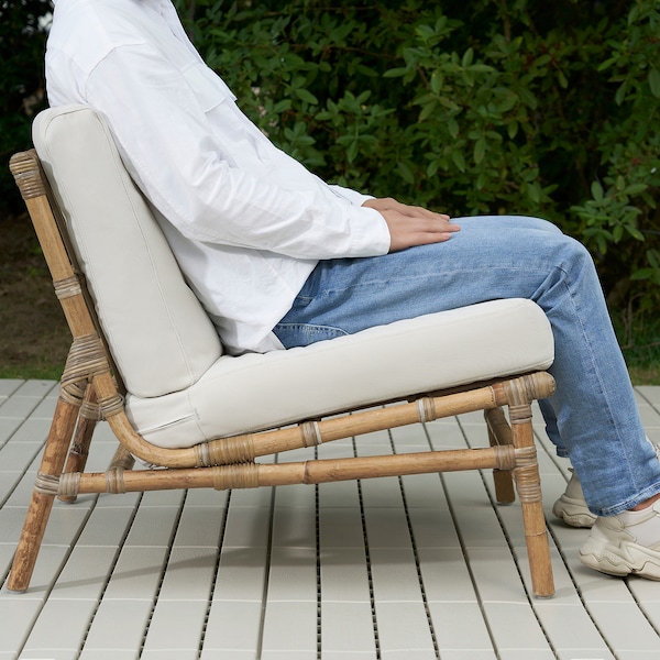 IKEA TVARÖ seat sec for modular sofa, outdoor, brown, Ikea Ireland | 6572JUZRB