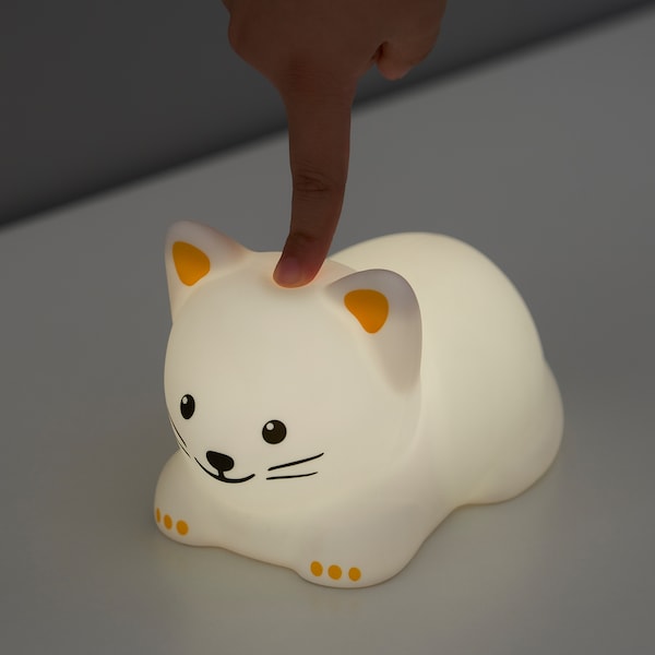 IKEA TÖVÄDER LED night light Cat Battery Operated, Ikea Ireland | 9146DIFGY